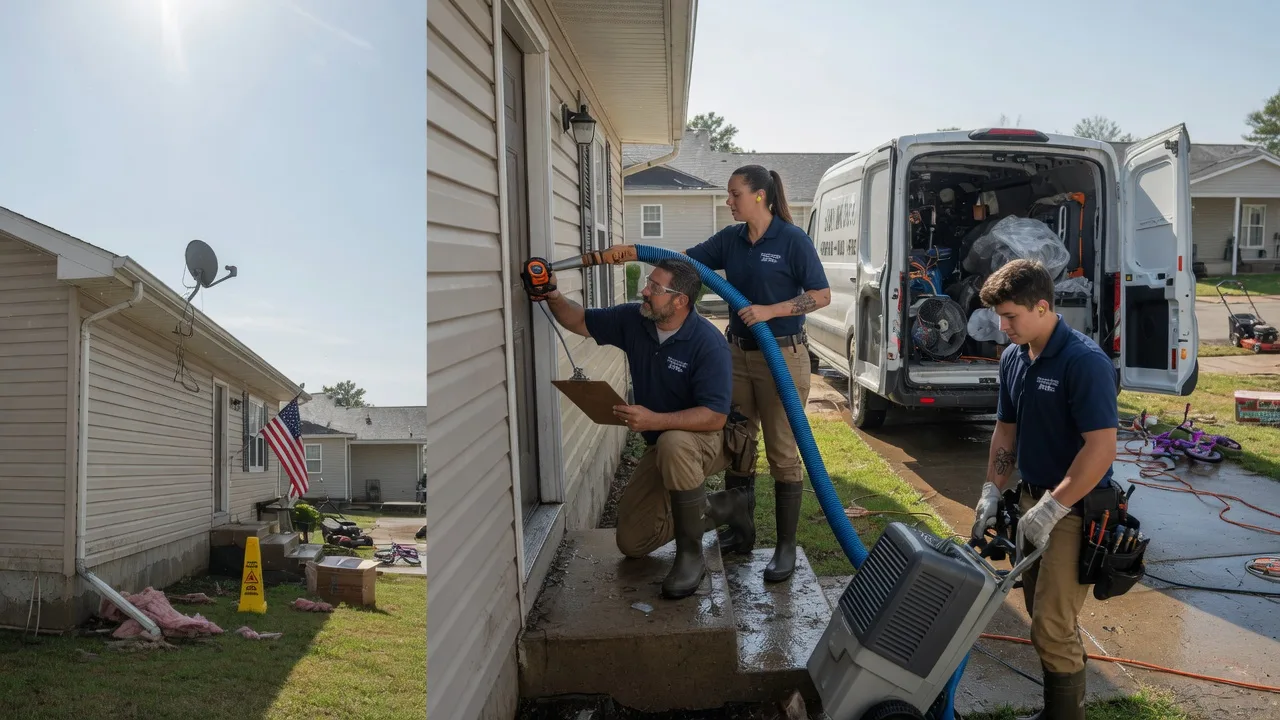 Ceiling Water Damage Restoration in Danciger, TX near me