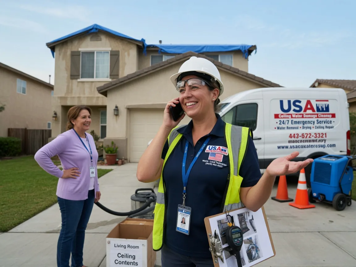Ceiling Water Damage Restoration Danciger, TX FAQs